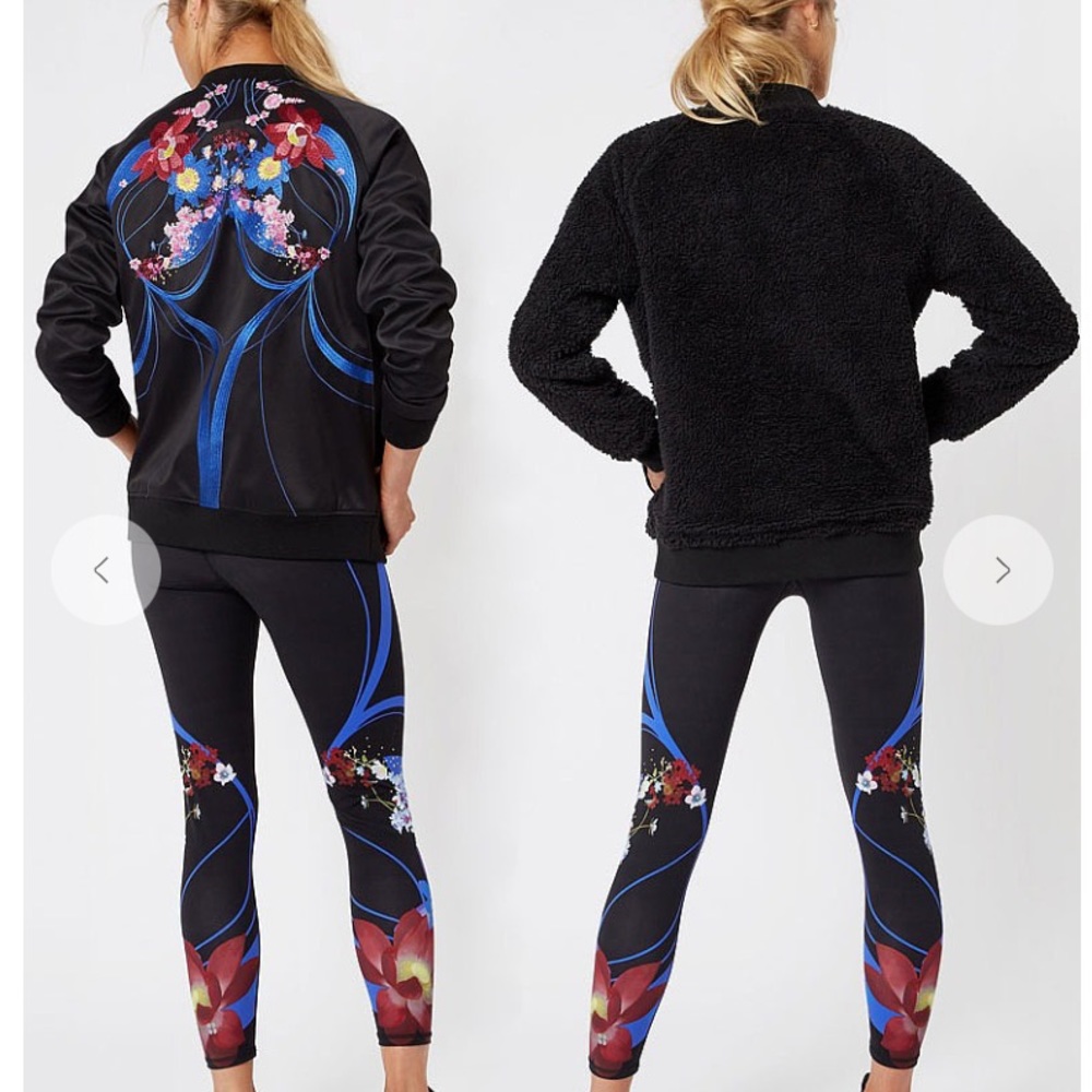 Sweaty Betty reversible bomber jacket